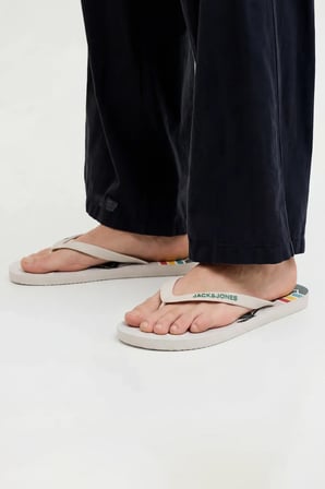Jack & Jones Erkek Jfwpalm Parmak Arası Terlik 12230643 Moonbeam