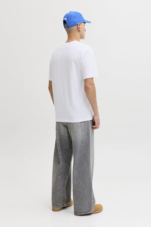 Jack & Jones JCOFUSION Dots Print Erkek Tişört Bisiklet Yaka Kısa Kollu 