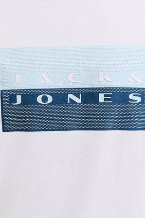 Jack & Jones JCOFUSION Dots Print Erkek Tişört Bisiklet Yaka Kısa Kollu 