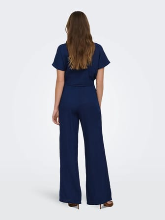 Only Kadın Belden Lastikli Lacivert Pantolon - 15367285