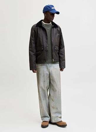 Jack & Jones Yeşil Erkek Yuvarlak Yaka Kazak 12293244 JORNORREBRO CATSKILLS