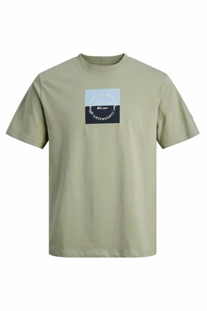Jack Jones Catskılls Square Brandıng Logo Regular Fit Erkek Tişört 12290856