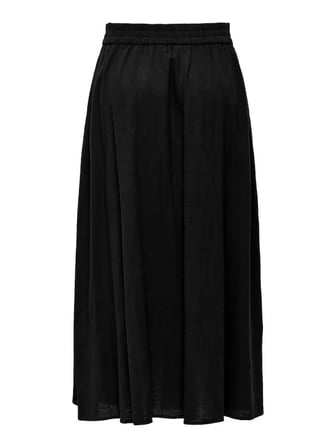 ONLTIZANA LONG SKIRT WVN NOOS Kadın Siyah Etek - 15372613