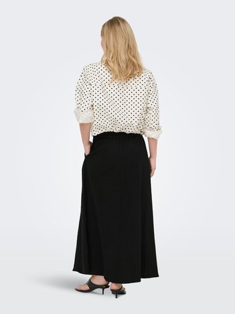 ONLTIZANA LONG SKIRT WVN NOOS Kadın Siyah Etek - 15372613
