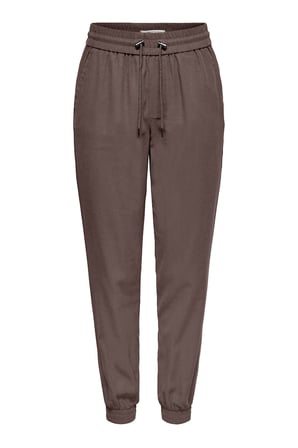 Only Onlkelda Regular Fit Normal Bel Lastikli Paça Cepli Jogger Pantolon Bayan PANTOLON 15203946 KAHVE