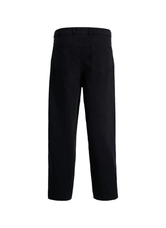 Jack & Jones Siyah Erkek Geniş Fit Chino Pantolon 12292206 JPSTEVAN JETT CHINO LN