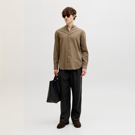 Jack Jones Pantolon Bill Andros Vis Linen Blend Jogger
