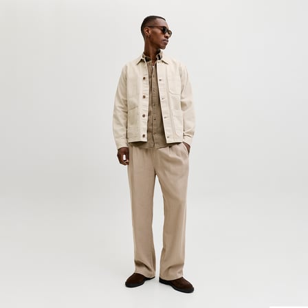 Jack Jones Pantolon Bill Andros Vis Linen Blend Jogger