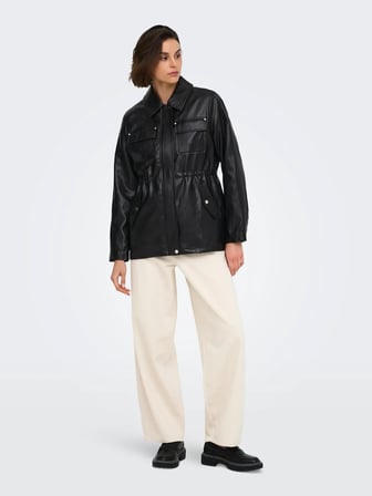 15373806 ONLMINI FAUX LEATH STRING JACKET CC OTW