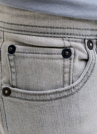 Jack & Jones Gri Erkek Çocuk Denim Şort 12291035