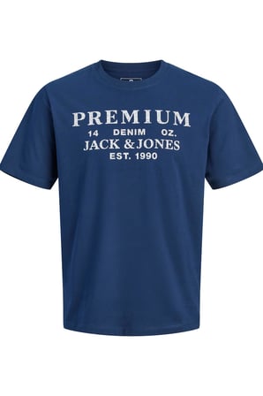 Jack & Jones JPRBLUCALVIN SS Tee Erkek Kısa Kollu Basic T-Shirt Pamuklu 