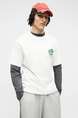 Only & Sons Erkek Lisanslı Bulbasaur Pokemon T-shirt