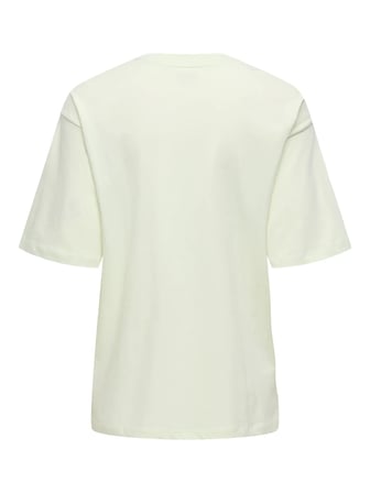 Only JDY Kadın Yuvarlak Yaka Bol Kesim Yeşil T-Shirt - 15366305