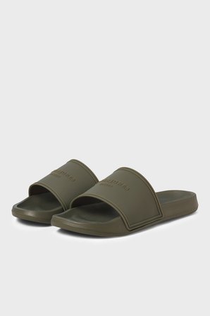 Jack & Jones Additionals Jfwartıllery Logolu Terlik Erkek TERLİK 12292042 HAKİ