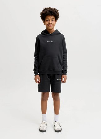Jack & Jones Siyah Erkek Çocuk Nakışlı Şort 12292805