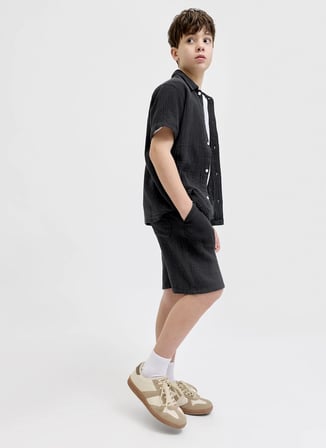 Jack & Jones Siyah Erkek Çocuk Şort 12293350