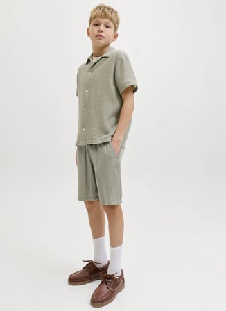 Jack & Jones Yeşil Erkek Çocuk Şort 12293350
