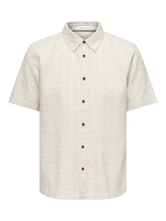 ONSWILSON REG SS 030 SHIRT Erkek Beyaz Gömlek - 22037198
