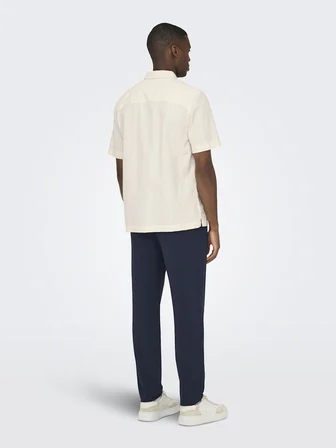 ONSWILSON REG SS 030 SHIRT Erkek Beyaz Gömlek - 22037198