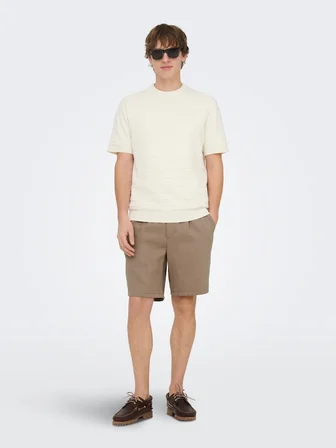 ONSWAKE LOOSE 0329 SHORTS FRML Erkek Kahverengi Şort - 22037261