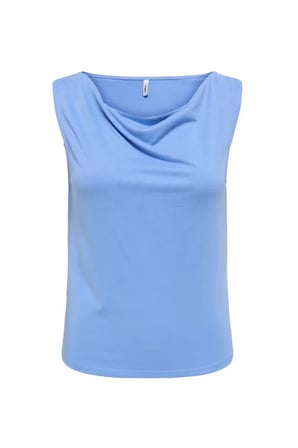 Only Onlhannah Regular Fit Degaje Yaka Atlet Bayan ATLET 15375269 MAVİ