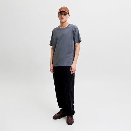 Jack&Jones Corp Logo Ss Erkek Gri Tişört