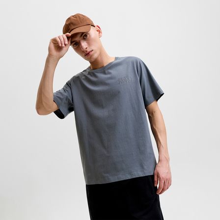 Jack&Jones Corp Logo Ss Erkek Gri Tişört