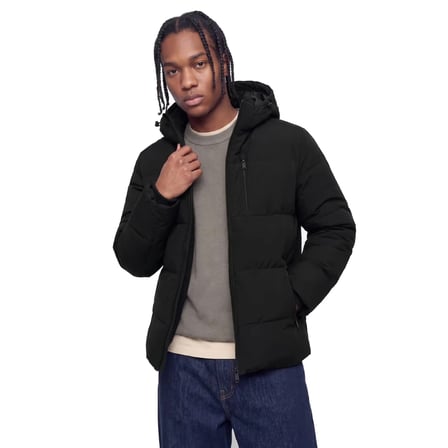 Jack & Jones 12298858 Jjbecks Puffer Sn Mont Siyah