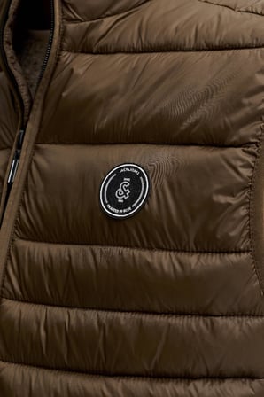 Jack & Jones JJEKINGSLEY Erkek Hafif Şişme Yelek Dik Yaka Günlük Rahat 