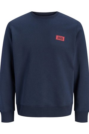 Jack & Jones JJRUSH Erkek Sweatshirt Bisiklet Yaka Rahat Günlük Pamuklu 