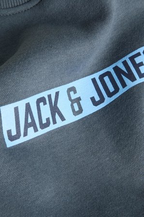 Jack & Jones JJMUNK Erkek Bisiklet Yaka Sweatshirt Rahat Günlük 