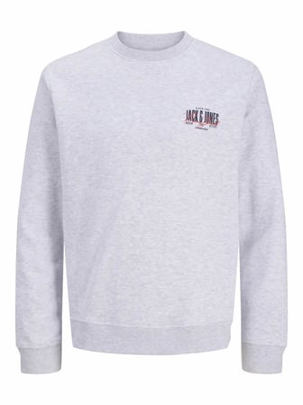 Jack Jones Aero Regular Fit Bisiklet Yaka Erkek Sweat 12298492