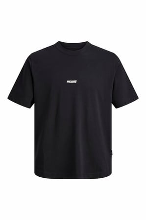 Jack Jones Club Small Font Prınt Relax Fit Erkek Tişört 12298984
