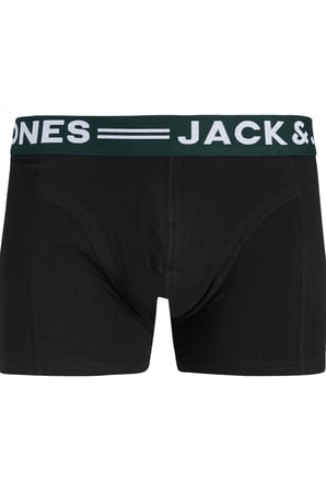 Jack & Jones SENSE Erkek Boxer 3’lü Paket – Pamuklu, Rahat Kesim (NOOS) 