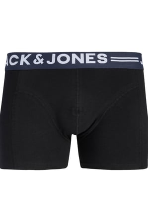 Jack & Jones SENSE Erkek Boxer 3’lü Paket – Pamuklu, Rahat Kesim (NOOS) 