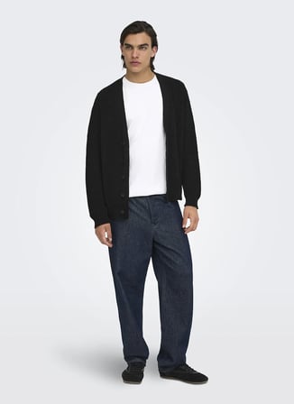 Only & Sons Hırka, L, Siyah