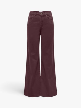 ONLMADISON-SILLE HW WIDE PANT CC PNT Kadın Kırmızı Denim Pantolon - O15376942