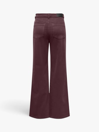 ONLMADISON-SILLE HW WIDE PANT CC PNT Kadın Kırmızı Denim Pantolon - O15376942