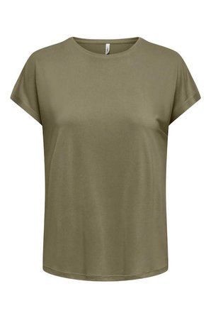 Only Onlhannah Regular Fit Bisiklet Yaka Basic T Shirt Bayan T SHİRT 15371576 HAKİ