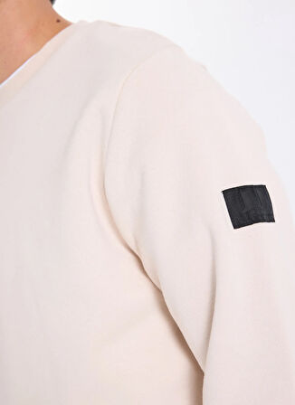 Jack & Jones Bisiklet Yaka Krem Erkek Sweatshırt JORNEWPOINT SWEAT CREW NECK BAW25