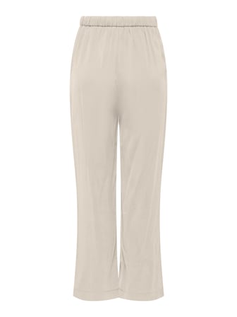 Only Onlmadeli Regular Fit Yüksek Bel Bağlamalı Pantolon Bayan PANTOLON 15371523 TAŞ
