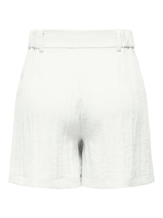 ONLITA HW LINEN LOOK SHORTS TLR Kadın Beyaz Şort - 15370279