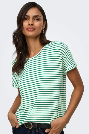 JDY JDYSISSY Kadın Basic T-Shirt Kısa Kollu O-Neck T-Shirt 