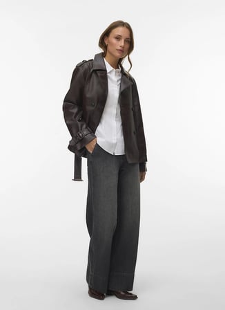 Vero Moda Kahverengi Kadın Mont 10348783-191109 TCX