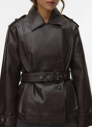 Vero Moda Kahverengi Kadın Mont 10348783-191109 TCX