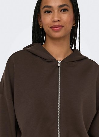 ONLY Kahverengi Kadın Sweatshirt 1534644919-1015 TCX