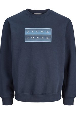 Jack & Jones JCOFUSION Erkek Bisiklet Yaka Box Fit Sweatshirt Günlük Rahat 