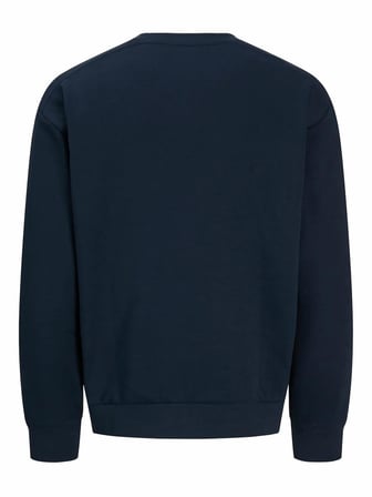 Jack Jones Clup Badge Relaxed Fit Bisiklet Yaka  Erkek Sweat 12300444