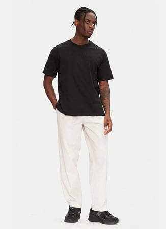 Jack & Jones Siyah Erkek Normal T-Shirt 12273070 JCORECHARGE MOLD TEE CNECK