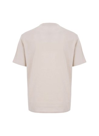 Jack & Jones Bej Erkek Normal Fit Logo Baskılı T-Shirt 12273070 JCORECHARGE MOLD TEE CNECK